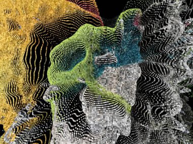 Dijital soyut arkaplan. Renkli desen. Dijital çizim. Poster, broşür, el ilanı ve kart için yaratıcı grafik tasarımı. Eşsiz duvar kâğıdı. Ağ, kumaş ve not defteri kapağı için arkaplan.