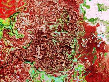 Dijital soyut arkaplan. Renkli desen. Dijital çizim. Poster, broşür, el ilanı ve kart için yaratıcı grafik tasarımı. Eşsiz duvar kâğıdı. Ağ, kumaş ve not defteri kapağı için arkaplan.