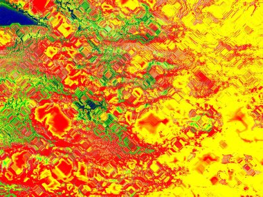 Dijital soyut arkaplan. Renkli desen. Dijital çizim. Poster, broşür, el ilanı ve kart için yaratıcı grafik tasarımı. Eşsiz duvar kâğıdı. Ağ, kumaş ve not defteri kapağı için arkaplan.