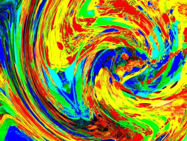 Dijital soyut arkaplan. Renkli desen. Dijital çizim. Poster, broşür, el ilanı ve kart için yaratıcı grafik tasarımı. Eşsiz duvar kâğıdı. Ağ, kumaş ve not defteri kapağı için arkaplan.