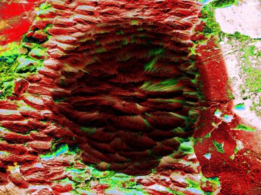 Dijital soyut arkaplan. Renkli desen. Dijital çizim. Poster, broşür, el ilanı ve kart için yaratıcı grafik tasarımı. Eşsiz duvar kâğıdı. Ağ, kumaş ve not defteri kapağı için arkaplan.