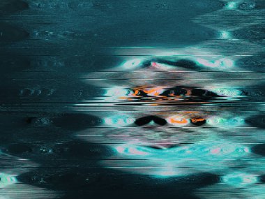 Dijital soyut arkaplan. Renkli desen. Dijital çizim. Poster, broşür, el ilanı ve kart için yaratıcı grafik tasarımı. Eşsiz duvar kâğıdı. Ağ, kumaş ve not defteri kapağı için arkaplan.