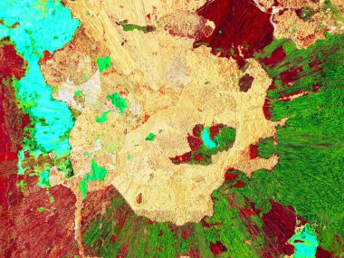 Dijital soyut arkaplan. Renkli desen. Dijital çizim. Poster, broşür, el ilanı ve kart için yaratıcı grafik tasarımı. Eşsiz duvar kâğıdı. Ağ, kumaş ve not defteri kapağı için arkaplan.