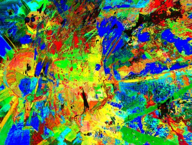 Dijital soyut arkaplan. Renkli desen. Dijital çizim. Poster, broşür, el ilanı ve kart için yaratıcı grafik tasarımı. Eşsiz duvar kâğıdı. Ağ, kumaş ve not defteri kapağı için arkaplan.