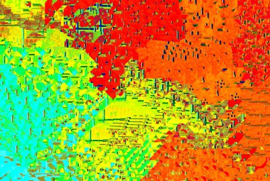 Dijital soyut arkaplan. Renkli desen. Dijital çizim. Poster, broşür, el ilanı ve kart için yaratıcı grafik tasarımı. Eşsiz duvar kâğıdı. Ağ, kumaş ve not defteri kapağı için arkaplan.