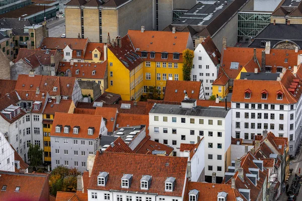 Copenhagen Denmark Rooftops Facades Historic Christianshavn District — Stock Photo, Image
