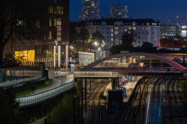 Kopenhag, Danimarka Carlsberg banliyö tren istasyonu.