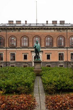 Copenhagen, Denmark A statue of J.C. Jacobsen, the founder of Carlsberg Breweries.