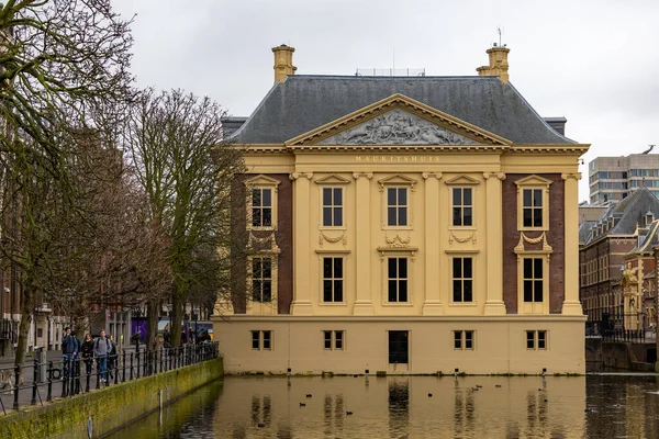 Hague Netherlands Exterior Mauritshuis Museum — Fotografia de Stock