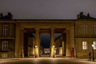 Copenhagen, Denmark The Royal Guard at the Amalienborg Royal Palace.