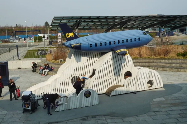 Копенгаген Данія Дитячий Ігровий Майданчик Аеропорту Кастрап — стокове фото