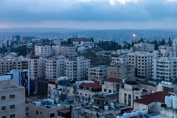 Амман Иордания Городской Горизонт Dawn — стоковое фото