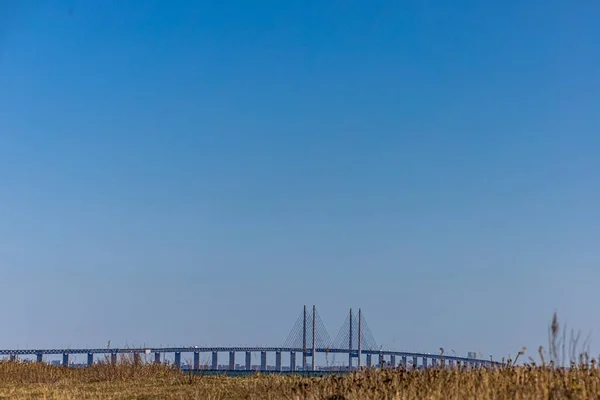 Dragor Dänemark Die Öresundbrücke Zwischen Dänemark Und Schweden — Stockfoto