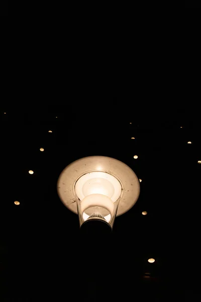 Kodaň Dánsko Noční Fasáda Osvětlené Budovy Okrese Frederiksberg — Stock fotografie