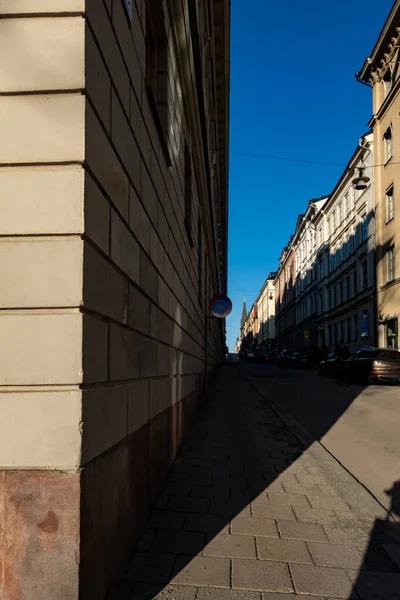 Estocolmo Suecia Calle Hollandargatan Centro Ciudad —  Fotos de Stock