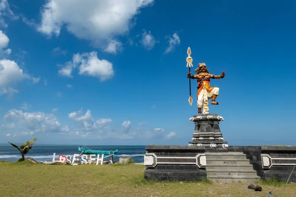 Seseh Bali Indonesia Love Seseh Heart Sign Hindu Sculp — 图库照片