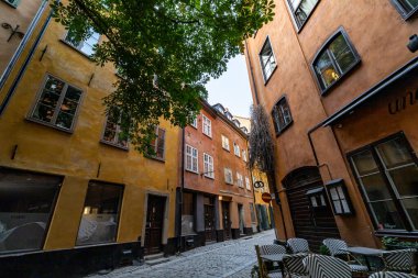 Stockholm, İsveç 1 Temmuz 2023 Gamla Stan 'de ya da Old Town' da 