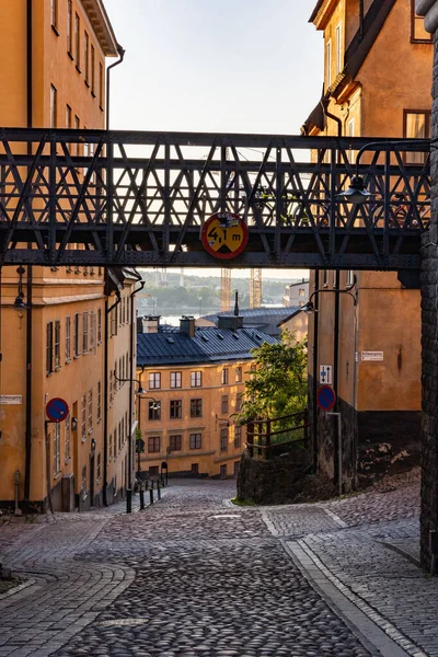 Стокгольм Швеція Вулиця Бастугатан Содермалі Старих Будівлях — стокове фото