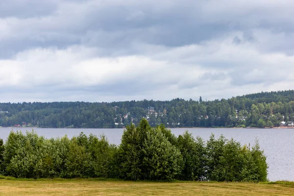 Leksand Suecia Una Vista Sobre Lago Siljan — Foto de Stock