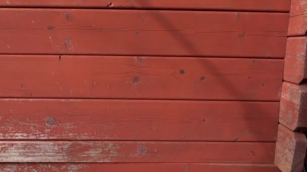 Estocolmo Suecia Cepillo Utiliza Una Fachada Cabina Roja Para Eliminar — Vídeos de Stock