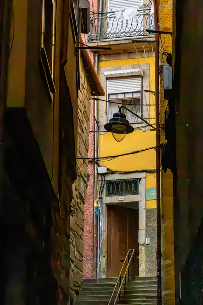 Porto Portugal Eine Seitengasse Stadtteil Ribeira — Stockfoto