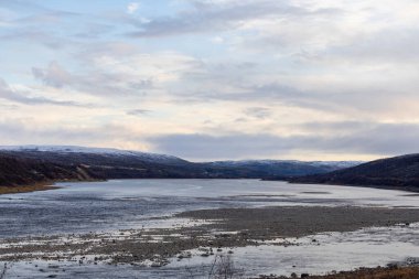 Utsjoki, Finlandiya 'da Finlandiya ile Norveç 