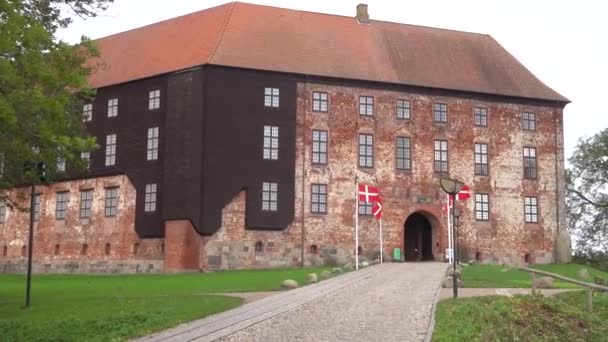 Kolding Dinamarca Terrenos Castelo Museu Koldinghus — Vídeo de Stock