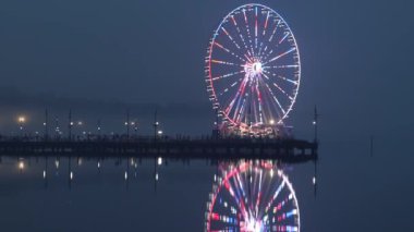 Washington DC USA Başkent Çarkı Washington Ulusal Limanı 'nda. 