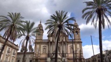 Palermo, Sicilya, İtalya Saint Domenico Kilisesi, Chiesa di San Domenico, Piazza San Domenico. 