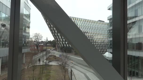 Estocolmo Suecia Interior Del Hospital Universitario Karolinska — Vídeos de Stock