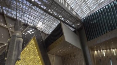 Kahire, Mısır Büyük Mısır Müzesinin içi.