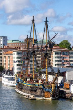 Göteborg, İsveç 30 Mayıs 2025. İsveç Göteborg dünyanın en büyük okyanus gezici gemisidir..
