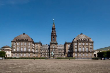 Kopenhag, Danimarka 13 Haziran 2025 Christansborg Sarayı veya Danimarka Parlamento Binası.