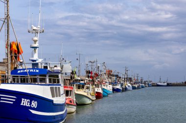 Hirtshals, Danimarka 3 Haziran 2025 Limanda balıkçı tekneleri.