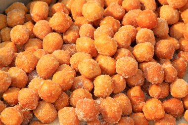 Geleneksel Çin yemekleri, bisküviler, yakın plan fotoğraflar.