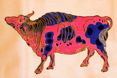 LUANNAN COUNTY - 24 Nisan: Geleneksel Çin kağıt kesim halk sanatı çalışmaları, dükkanlarda, 24 Nisan 2014, Luanan ilçesi, hebei, Çin. 