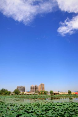 LUANNAN COUNTY - 15 Eylül 2014 'te Luannan ilçe binası manzarası, Luannan County, Hebei Eyaleti, Çin