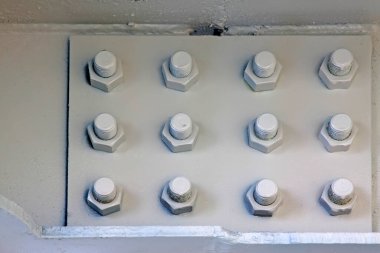 Vidalar ve cıvatalar, fotoğrafa yakın çekim