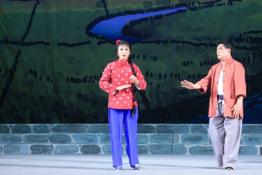 LUANNAN COUNTY - 24 Eylül: Kadim kostüm PingJu 