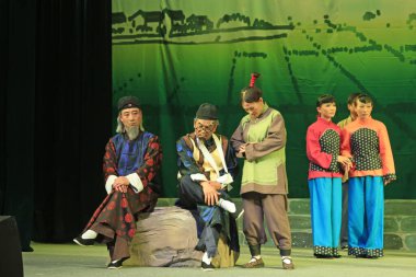 LUANNAN COUNTY - 24 Eylül: Kadim kostüm PingJu 