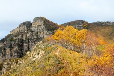 Dağ doğal manzarası, fotoğrafa yakın çekim