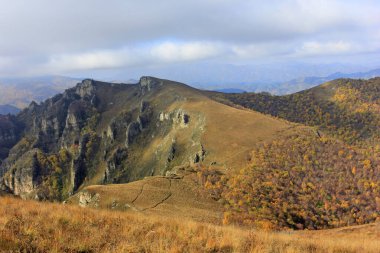 Dağ doğal manzarası, fotoğrafa yakın çekim
