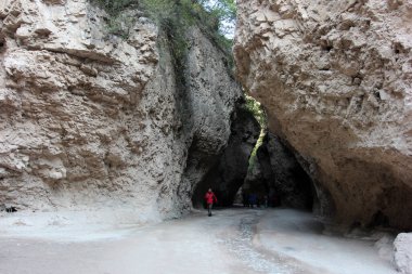 Eşsiz jeolojik manzara, derin kanyon, Pekin, Çin