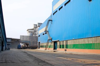 Ağır endüstri tesisleri, fotoğraflara yakın çekim