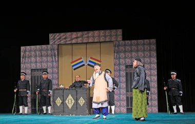 Luannan County - 14 Haziran - Çin PingJu sahne performansı, 14 Haziran 2015, Luannan County, Hebei Eyaleti, Çin