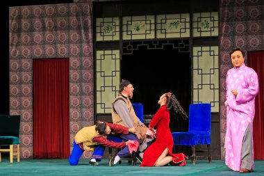 Luannan County - 14 Haziran - Çin PingJu sahne performansı, 14 Haziran 2015, Luannan County, Hebei Eyaleti, Çin