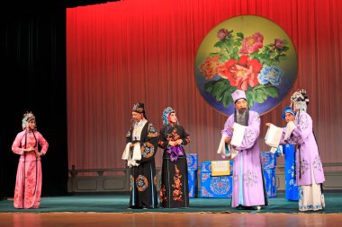 Luannan County - 15 Haziran 2015 'te Çin Pekin Operası sahnelendi.