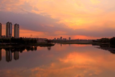 Rıhtım kenti manzarası