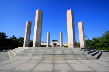 Laoting County - 2 Ekim 2015: Li dazhao Anıtı, Laoting County, Hebei Eyaleti, Çin 2 Ekim 2015