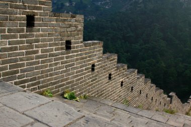 Çin 'deki eski püskü Çin Seddi 